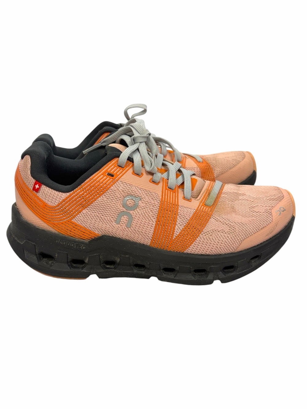 On Cloudgo Running Shoes CloudTec Peach Orange Women’s Size 6.5 55.98622